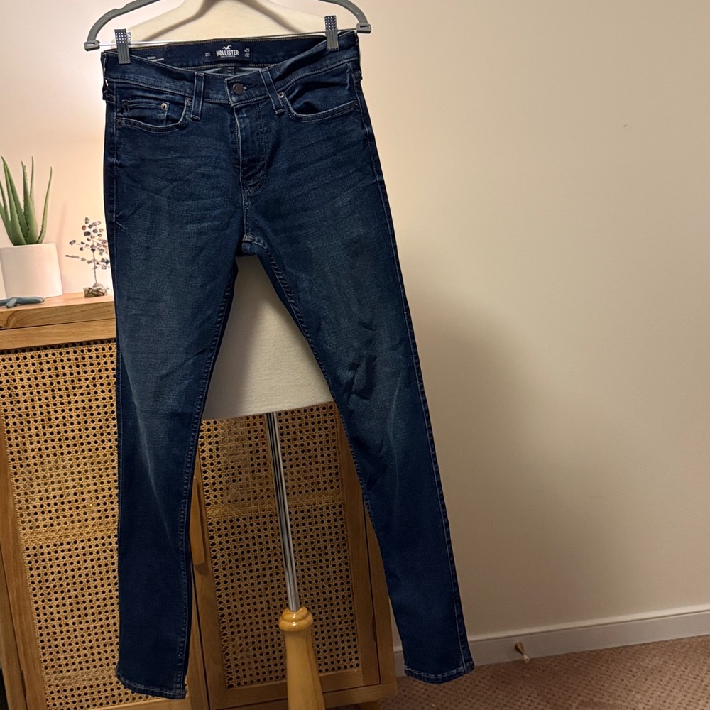 Hollister Advanced Stretch Skinny Jeans Men’s W29 L32 Medium Dark Wash
